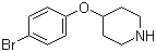 4-(4-溴苯氧基)哌啶分子结构 (CAS 74130-05-5)