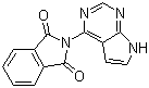 2-(1H-Pyrrolo[2,3-d]pyrimidin-4-yl)-1H-isoindole-1,3(2H)-dione molecular structure (CAS 741686-49-7)
