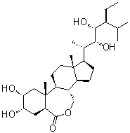结构式 CAS# 74174-44-0, 高油菜甾醇内酯