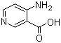 4-氨基烟酸分子结构 (CAS 7418-65-7)