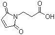 3-马来酰亚胺基丙酸分子结构 (CAS 7423-55-4)