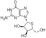 4'-Thioguanosine molecular structure (CAS 74249-68-6)