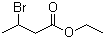 3-溴丁酸乙酯分子结构 (CAS 7425-49-2)