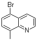 结构式 CAS# 74316-55-5, 5-溴-8-甲基喹啉