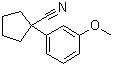 1-(3-Methoxyphenyl)cyclopentanecarbonitrile molecular structure (CAS 74316-83-9)