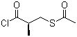 L-3-(Acetylthio)-2-methylpropanoyl chloride molecular structure (CAS 74345-73-6)