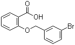 structure of CAS# 743453-43-2, 2-[(3-Bromobenzyl)oxy]benzoic acid