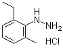 (2-乙基-6-甲基苯基)肼单盐酸盐分子结构 (CAS 74404-33-4)