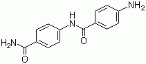 structure of CAS# 74441-06-8, p-Aminobenzoyl benzamide;4-Amino-N-[4-(aminocarbonyl)phenyl]benzamide; 4-Amino-1'-carboamido benzanilide