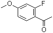 2'-Fluoro-4'-methoxyacetophenone molecular structure (CAS 74457-86-6)