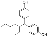 4,4'-(2-Ethylhexylidene)diphenol molecular structure (CAS 74462-02-5)