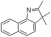 structure of CAS# 74470-85-2, 2,3,3-Trimethyl-3H-benzo[g]indole;2,3,3-Trimethyl-6,7-benzoindolenine