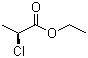 (-)-2-氯丙酸乙酯分子结构 (CAS 74497-15-7)