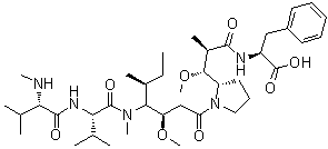 structure of CAS# 745017-94-1, Monomethylauristatin F;MMAF
