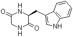 structure of CAS# 7451-73-2, Cyclo(glycyl-L-tryptophyl);Cyclo(-Gly-Trp); (S)-3-(1H-Indol-3-ylmethyl)-2,5-piperazinedione