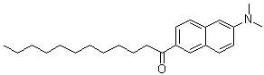 6-Lauroyl-2-(dimethylamino)naphthalene molecular structure (CAS 74515-25-6)