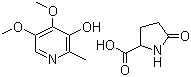 Metadoxine molecular structure (CAS 74536-44-0)