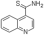 Quinoline-4-thiocarboxamide molecular structure (CAS 74585-98-1)