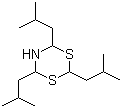 Triisobutyldihydrodithiazine molecular structure (CAS 74595-94-1)