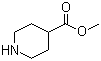 4-哌啶甲酸甲酯分子结构 (CAS 7462-86-4)