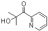 2-羟基-2-甲基-1-(2-吡啶基)-1-丙酮分子结构 (CAS 7462-94-4)