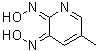 5-甲基-2,3-吡啶二酮二肟分子结构 (CAS 7463-57-2)