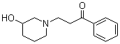 3-(3-Hydroxy-1-piperidinyl)-1-phenyl-1-propanone molecular structure (CAS 746589-13-9)