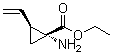 (1R,2S)-1-Amino-2-ethenylcyclopropanecarboxylic acid ethyl ester molecular structure (CAS 746657-36-3)