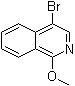 4-Bromo-1-methoxyisoquinoline molecular structure (CAS 746668-73-5)