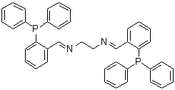 structure of CAS# 74684-87-0, N,N'-Bis[2-(diphenylphosphino)benzylidene]ethylenediamine;N,N'-Bis[[2-(diphenylphosphino)phenyl]methylene]-1,2-ethanediamine