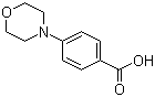 4-吗啉基苯甲酸分子结构 (CAS 7470-38-4)