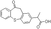 Zaltoprofen molecular structure (CAS 74711-43-6)