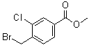 结构式 CAS# 74733-30-5, 4-(溴甲基)-3-氯苯甲酸甲酯