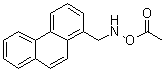O-Acetyl-N-(1-phenanthrylmethyl)hydroxylamine molecular structure (CAS 7476-86-0)