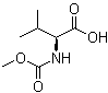 N-(Methoxycarbonyl)-L-valine molecular structure (CAS 74761-42-5)