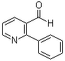 2-苯基-3-吡啶甲醛分子结构 (CAS 74796-19-3)