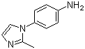 4-(2-Methyl-1H-imidazol-1-yl)phenylamine molecular structure (CAS 74852-81-6)