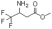 3-氨基-4,4,4-三氟丁酸甲酯分子结构 (CAS 748746-28-3)
