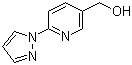 (6-(1H-Pyrazol-1-yl)pyridin-3-yl)methanol molecular structure (CAS 748796-38-5)