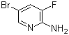 2-Amino-5-bromo-3-fluoropyridine molecular structure (CAS 748812-37-5)