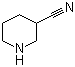 structure of CAS# 7492-88-8, 3-Cyanopiperidine;Piperidine-3-carbonitrile