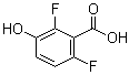 2,6-二氟-3-羟基苯甲酸分子结构 (CAS 749230-32-8)