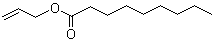 壬酸烯丙酯分子结构 (CAS 7493-72-3)