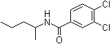 3,4-Dichloro-N-(1-methylbutyl)-benzamide molecular structure (CAS 7497-07-6)