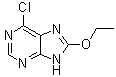 6-氯-8-乙氧基-9H-嘌呤分子结构 (CAS 7498-25-1)