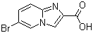 结构式 CAS# 749849-14-7, 6-溴咪唑并[1,2-a]吡啶-2-羧酸