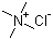 structure of CAS# 75-57-0, Tetramethyl ammonium chloride;Tetramethylammonium chloride; N,N,N-trimethylmethanaminium chloride; TMAC