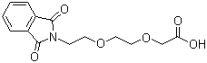 2-[2-(2-Phthalimidoethoxy)ethoxy]acetic acid molecular structure (CAS 75001-09-1)