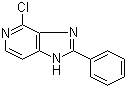 4-氯-2-苯基-1H-咪唑并[4,5-c]吡啶分子结构 (CAS 75007-96-4)