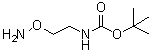 结构式 CAS# 75051-55-7, (2-氨基氧乙基)氨基甲酸叔丁酯